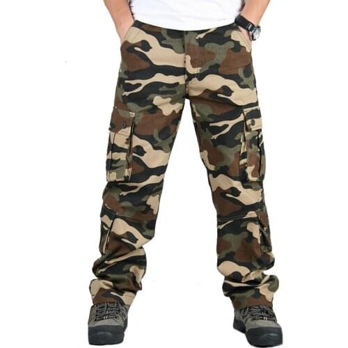 Men Clothing Camouflage Military Pants Male Jogger Trousers Climbing Outdoor Sweatpants Men#25