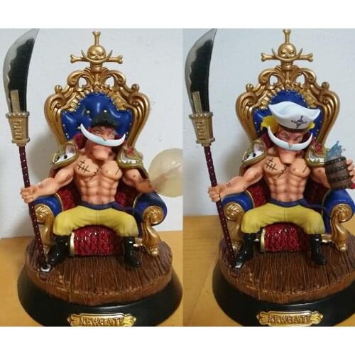 New 100% Real Pics One Piece GK White Beard PVC Action figure toy Doll Charlotte Linlin Collection OP Model Gift