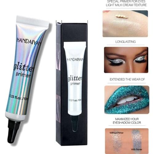 New Eye Base Primer Glue Makeup Long Lasting Glitter Pre-makeup Cream for Eyeshadow and Lip Make Up Sequins Foundation Primer