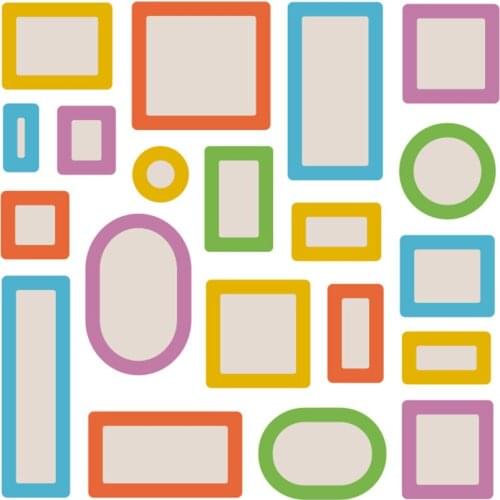 PANFELOU Checkered suit combination Scrapbooking DIY album cards paper die metal craft stencils punch cuts dies cutting dies