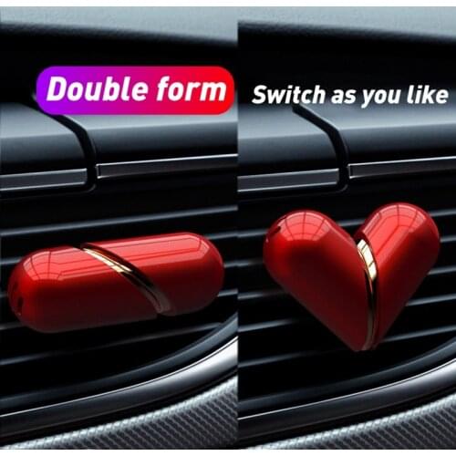 Convertible Heart Shape Car Fragrance Simple Car Air Freshener Car Interior Decoration Car Diffuser Car Styling