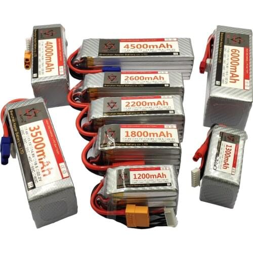 RC LiPo Battery 5S 18.5V 2200 2600 3500 4200 5200 6000 10000 12000 16000mAh 25C35C60C Batteries For RC Airplane Drone Helicopter