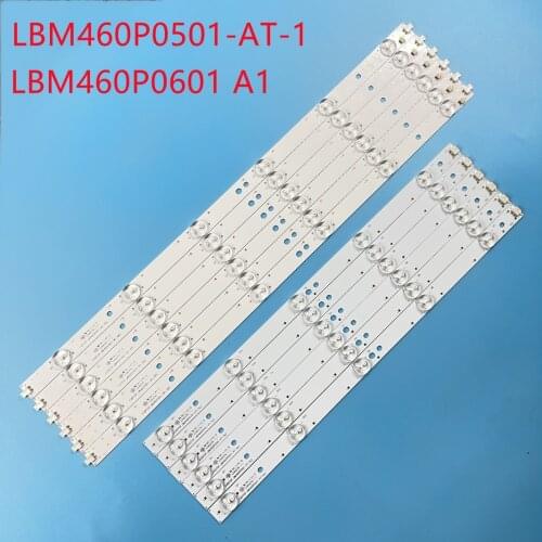 New 12Pieces LED Backlight Strip 11 Lamp For Haier 46"TV LE46G3000 LBM460P0501 LBM460P0601-AT-1 LBM460P0501-AU-1 TPT460H1-WU2200