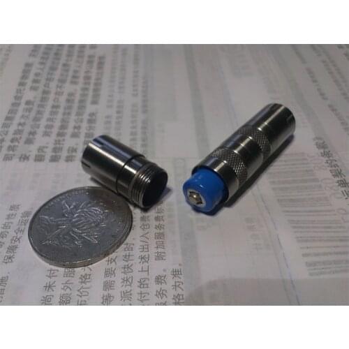 LED Mini Flashlight DQG/Hobi/10180 2 Modes Torch Stainless Steel Waterproof Powerful Outdoor Hiking Camping Flashlight Mini Lamp