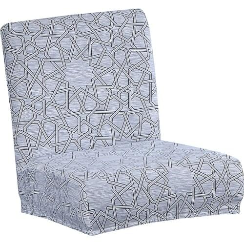 Low Back Furniture Dining Chair Slipcover Stretch Polyester Bar Stool Covers