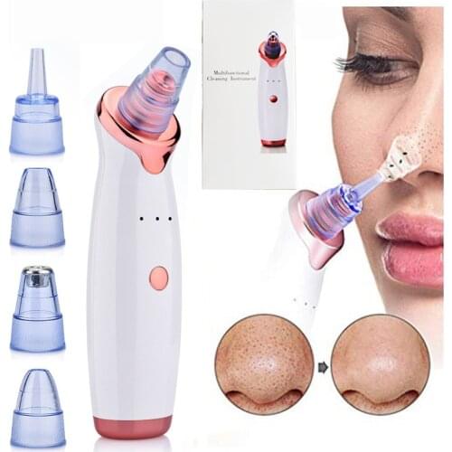 USB Charge Acne Remover Point Noir Blackhead Vacuum Extractor Tool Face Nose Cleaner Skin Care Facial Pore Cleaning Instrument