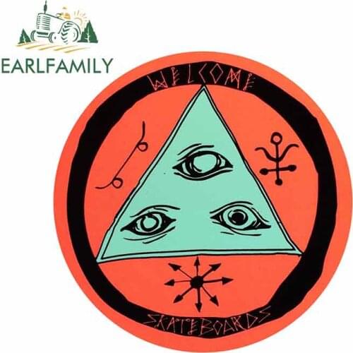 EARLFAMILY 13cm x 12.9cm For Welcome Talisman Vinyl Decal Car Assessoires Stickers Waterproof Occlusion Scratch Decoration
