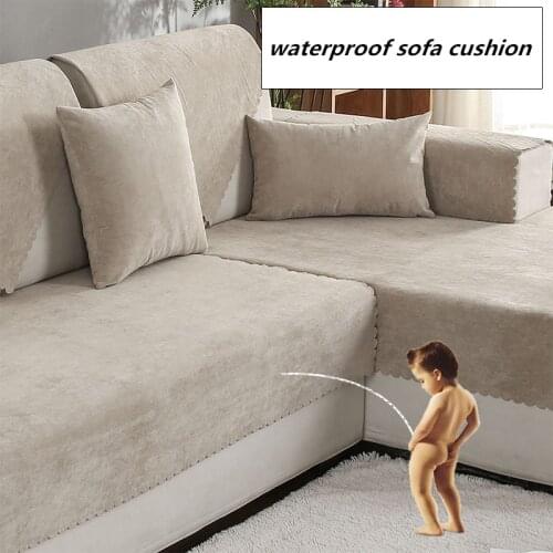 Waterproof sofa cushion Isolation of childrens urine towel sofacover Non-slip Pure color Four Seasons Universal pet Sofa cover