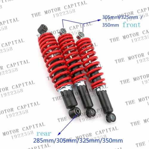 High quality red big bulls ATV accessories front 305/325/350mm and rear 285/305/325/350mm shock absorber