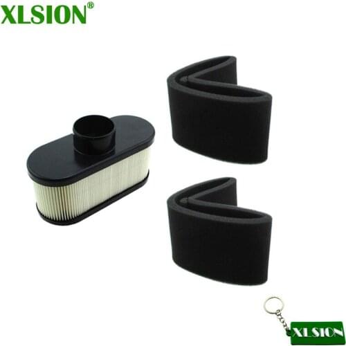 XLSION Air Filter Set For Kawasaki 11013-7046;John Deere MIU12554;John Deere: MIU12555;Ariens 21548000