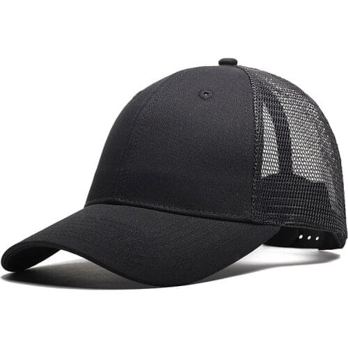 Women Baseball Cap Messy Bun Dad Hats Summer Baseball Mesh Cap Trucker Hat Casual Girls Hip Hop Man Adjustable Caps 12colors