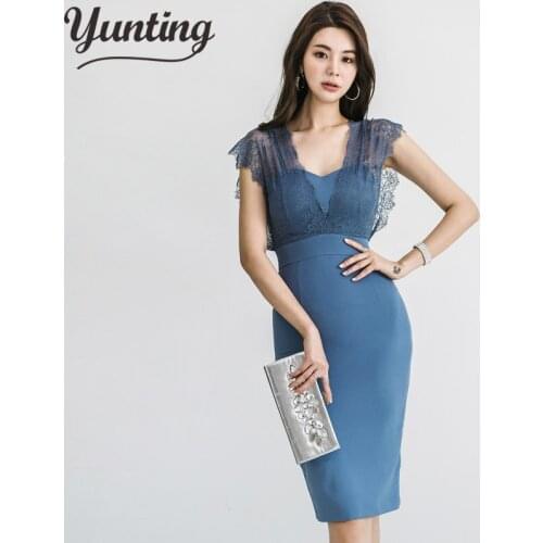 V- Neck Sleeveless OL Dress 2021 Summer Women Casual Sheath Bodycon Dress Vestidos Femme