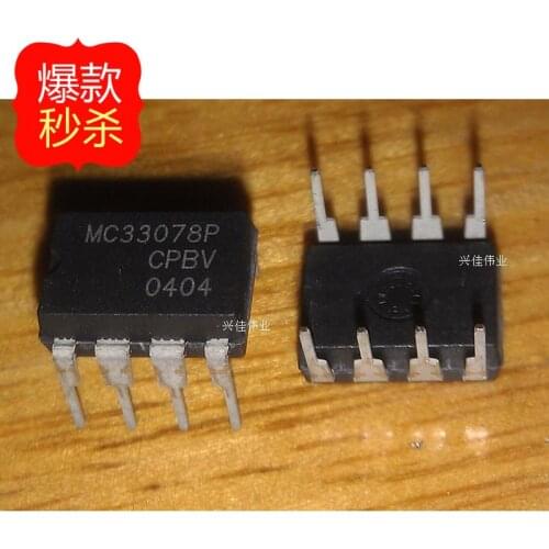 10PCS MC33078P MC33078PG MC33078 dual op amp DIP package