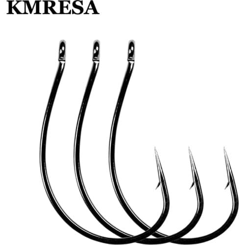 20 pièces/lot Drop Shot crochet #3 #2 #1 #1/0 #2/0 acier inoxydable Offset crochets farfelus manivelle ver hameçon accessoires d