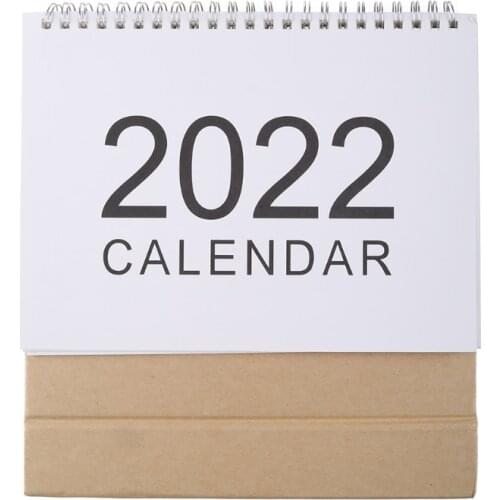 2021 Desktop Calendar English Coil Daily Monthly Planner Schedule Yearly Agenda F3MA