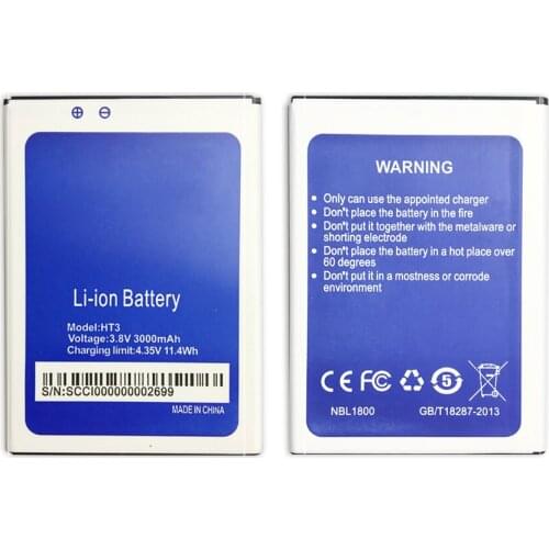 Battery For Homtom HT3 HT3 Pro Mobile Phone Batteries