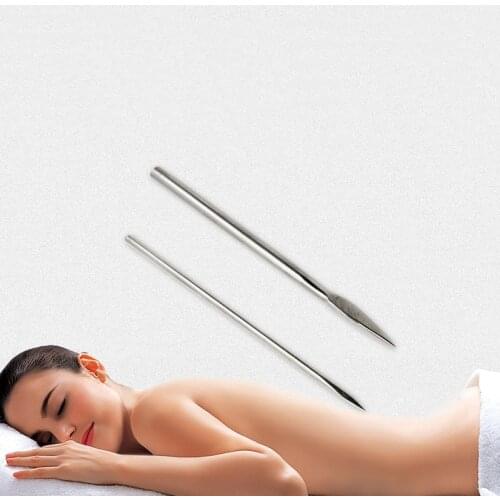 Big Three-edged Needle Reusable Stainless Steel Medical Triangular Bloodletting Needle Household Mitsubishi Acne Bleeding Needle