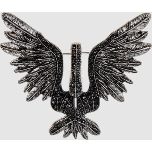 Amorita boutique design Animal swan brooches