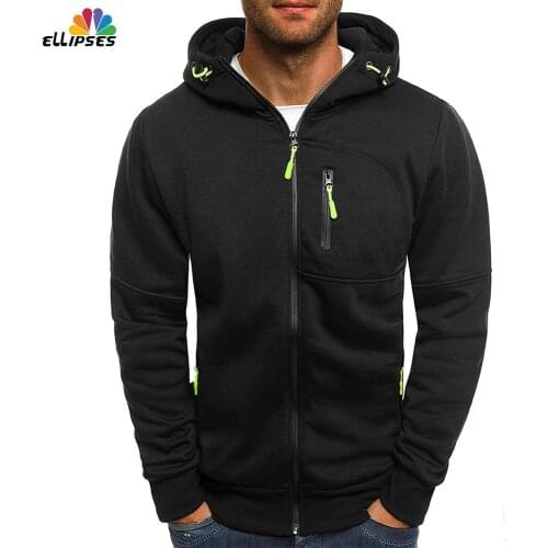 Ellipses Mens Fleece Jackets