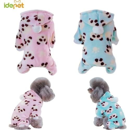 Cat Jumpsuit Pet Clothing For Small Dogs Pajamas Fleece Cat Pyjama for Medium Dogs Sleepingwear Warm Coat Chihuahua Yorkshire 35