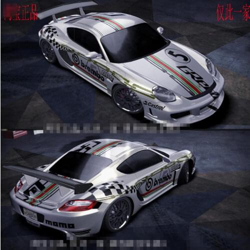 For 911 Sports Body Exterior Decorative Stickers Lahua MARTINI Body Lace Stickers