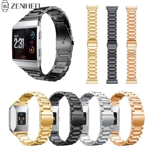 Watch Band for Fitbit Ionic Stainless Steel Bracelet Strap Replacement Wrist Strap for Fitbit Ionic Smart Watch Band
