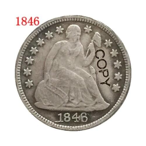 USA 1846 Seated Liberty Dime COPY COINS