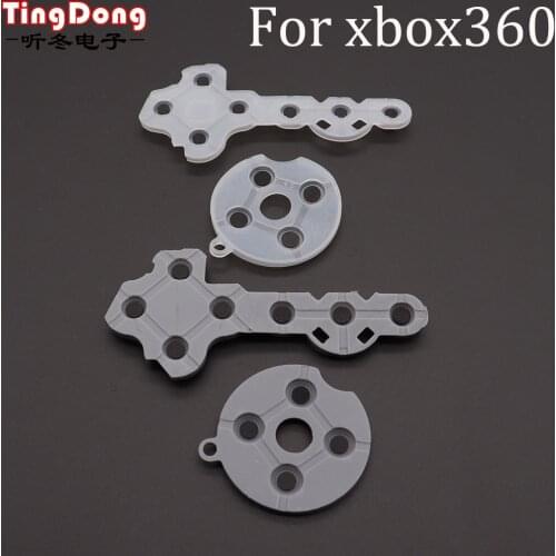 TingDong Conductive Rubber Silicone Pad Contact Button D-Pad for Microsoft Xbox 360 Xbox360 Wireless Controller Replacement