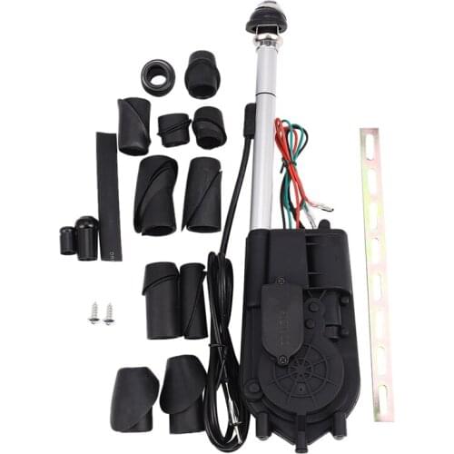 Universal Car Auto Suv AM FM Radio Electric Power Automatic Antenna Aerial Kit 12V Exterior Vehicle Aerials Pro Auto Replacement