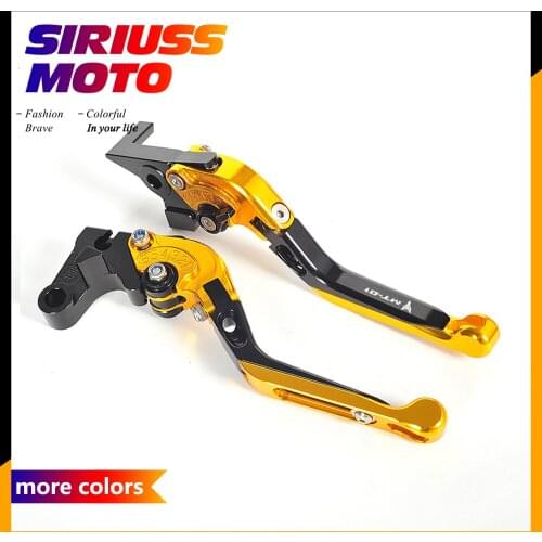 All CNC Motorcycle Foldable Lever Motocross Brake Clutch Levers Case for Yamaha MT-01 MT01 MT 01 2004-2009