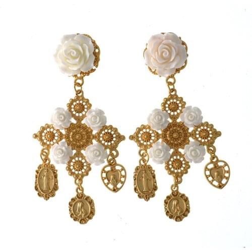 Women's Gold Earrings WYFCWISH China