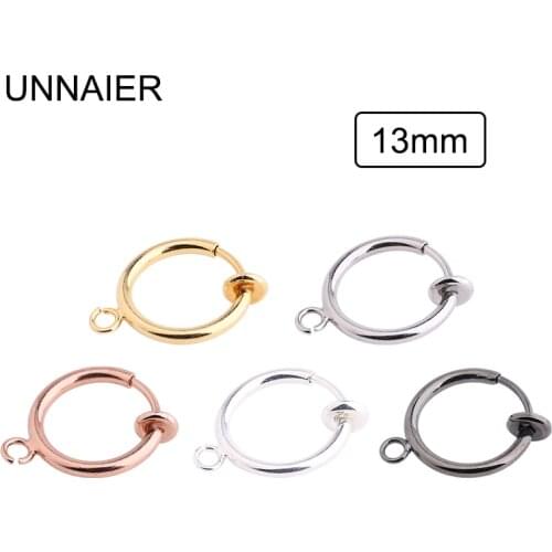 10piece ear clip female senior circle ear ring clip without pierced earrings converter clip invisible painless ear clip a