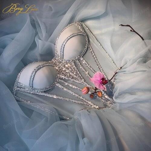 Berylove A Line Orange Evening Dress Beaded Evening Gown Sweetheart Formal Prom Dress Long Diamonds Party Dress robes de soirée