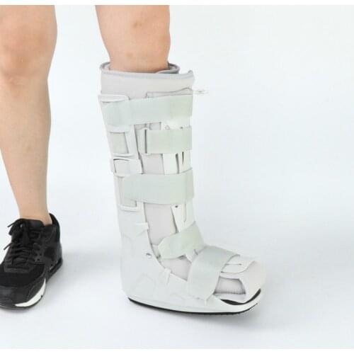 1pc Foot Drop Corrector Ankle Joint Varus Valgus Calf Fracture Fixed Support Brace Adjustable Front Baffle Ankle Stabilizer Boot