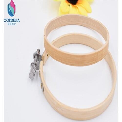 10 pcs high quality 8cm round natural bamboo embroidery hoop as cross stitch accessories for home needlewokr tools a photo frame