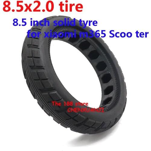 8.5x2.0 Solid Tyre for Xiaomi Mijia M365 Electric Scooter Wheel for M365 Pro Shock Absorber Damping Rubber Solid Tire '8 1/2x2