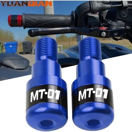 For YAMAHA FOR MT01 MT 01 MT-01 2004 2005 2006 2007 2008 2009 Motorcycles Aluminum Handlebar Grips Plug Slider Handle Bar Ends