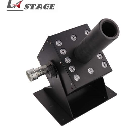 Free Shipping 4pcs/lot Stage Professional Led Co2 Jet Machine with 12*3W RGB Color Gas IN/OUT Stage Co2 Machine Co2 Gas Jet