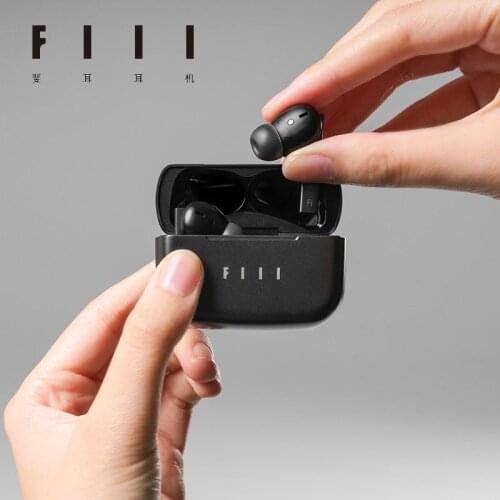 Original FIIL CC Pro TWS Active Noise Cancelling Earbuds Bluetooth-compatible 5.2 Dual True Wireless Earphone ANC ENC Headset