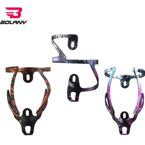 BOLANY Colorful Bottle Cage Aluminum Alloy Ultralight Road Mountain Bike Cycling Water Bottle Holder Bicycle Accessories
