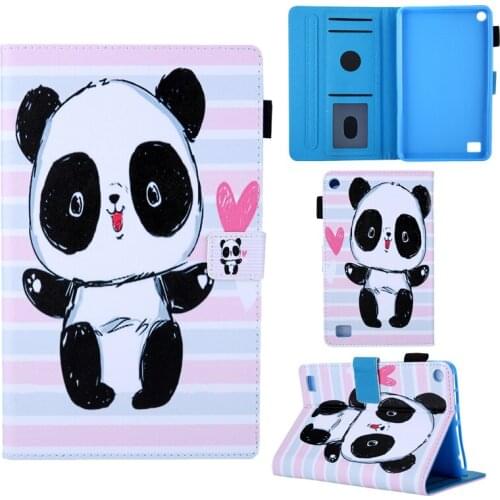 Fire 7 2015 2017 Tablet Cover Cute Animals Flower Print Case For Amazon Kindle Fire 7 2015 2017 7'' Fundas Shell Skin