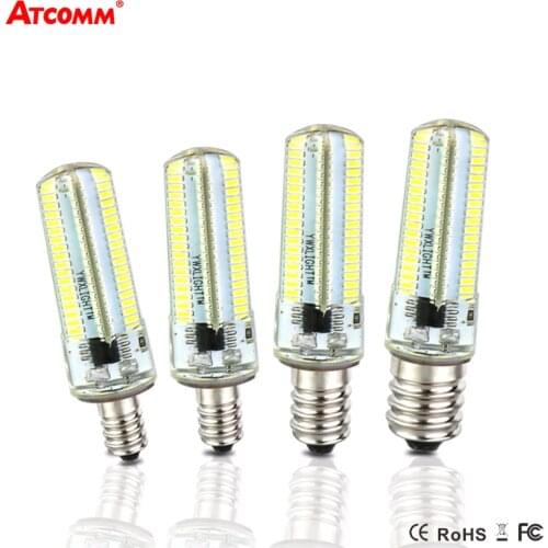 E11 E12 E14 E17 Dimmable LED Corn Lamp AC 110V 220V 64 152 LEDs Bombillas SMD 3014 Kitchen Indoor Lighting LED Lampara Spotlight
