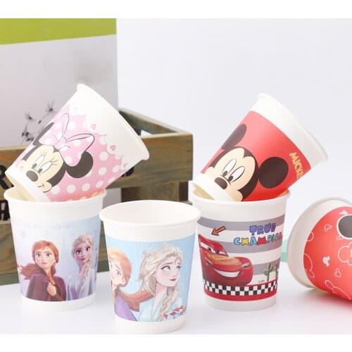 Disney Frozen Mickey kid 1st Birthday party Disposable Tableware 6 people Cake Cup Plate Supplies baby shower party decoration