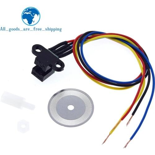 Photoelectric Speed Sensor Encoder Coded Disc Code Wheel For Freescale Smart Car 5V For Arduino DIY