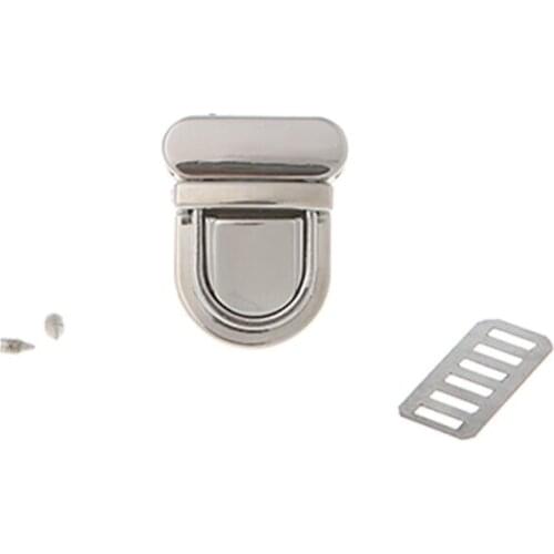 Durable Buckle Twist Lock Hardware For Bag Shape Handbag DIY Turn Lock Bag Clasp