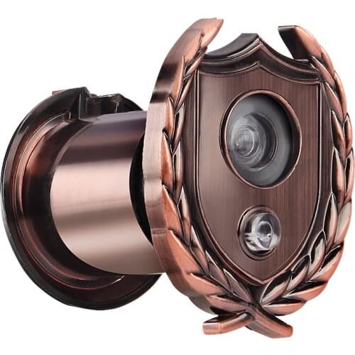 1 pcs Door Viewer 180 Degree Wide Angle Peephole plastic privacy protection Door Adjustable Glass Lens For Furniture Hardware