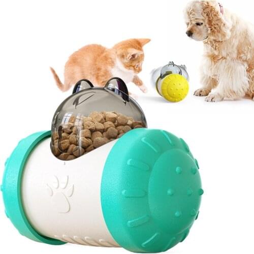 Tumbler Pet Toys Leaker Feeder for Cat Dog Interactive Feeding Food Dispensing Funny Anti-Choking Slow Feed Ball Pets Supplier