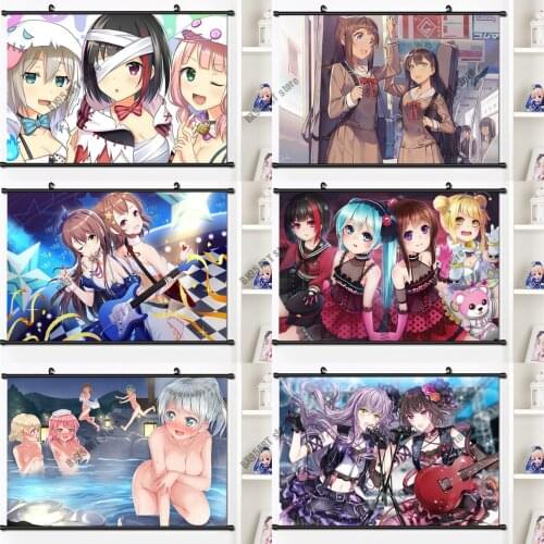 Canvas Painting Anime BanG Dream! Wall Art Nordic Posters and Prints Home Decoration Pictures for Living Room Decor Wall Decor