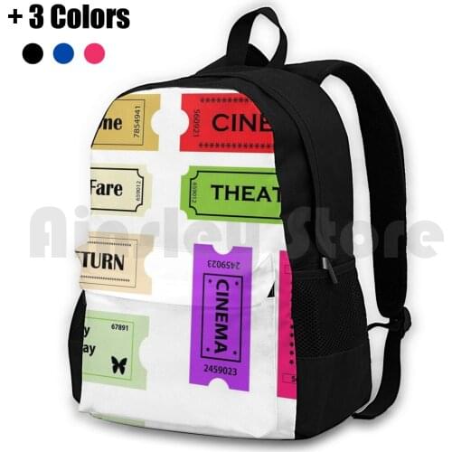 Display Entry Ticket Cinema , Single Fare Outdoor Hiking Backpack Waterproof Camping Travel Cinema Movies Music Ticket Nice