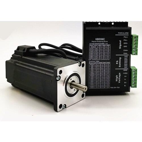 Nema 24 Stepper Motor Kit 60BYG 1.6N.m/1.95N.m/4N.m+ Digital Driver HB556C